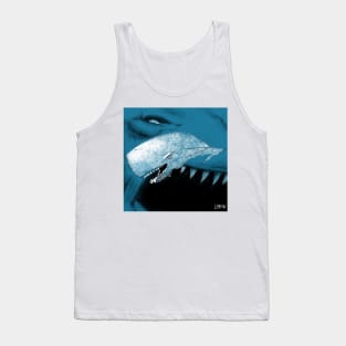 liviathan ecopop white whale kaiju art Tank Top